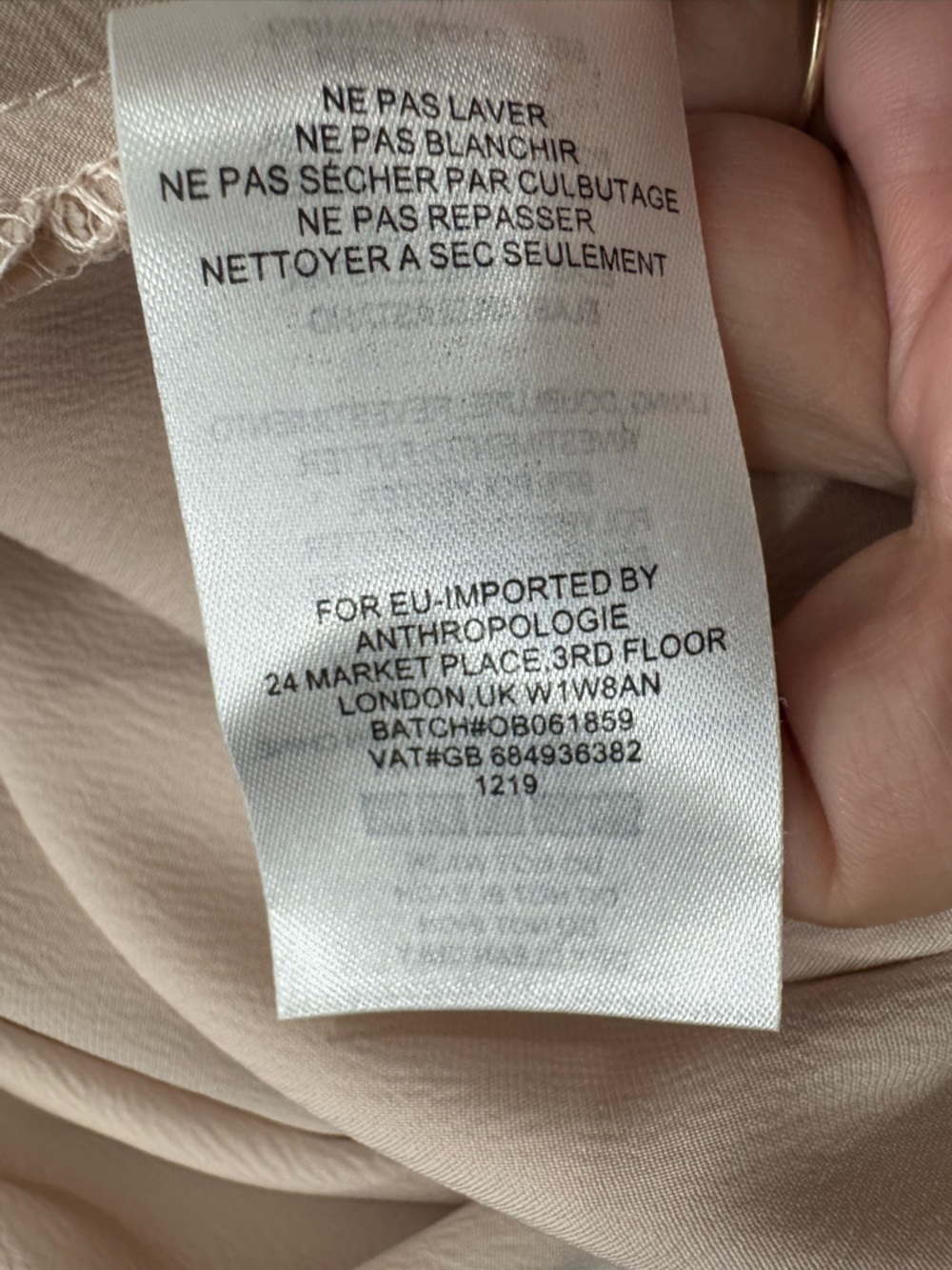 BHLDN Malynn Maxi Slip Dress Cowl Dress In Oyster NWT - Picture 10 of 13